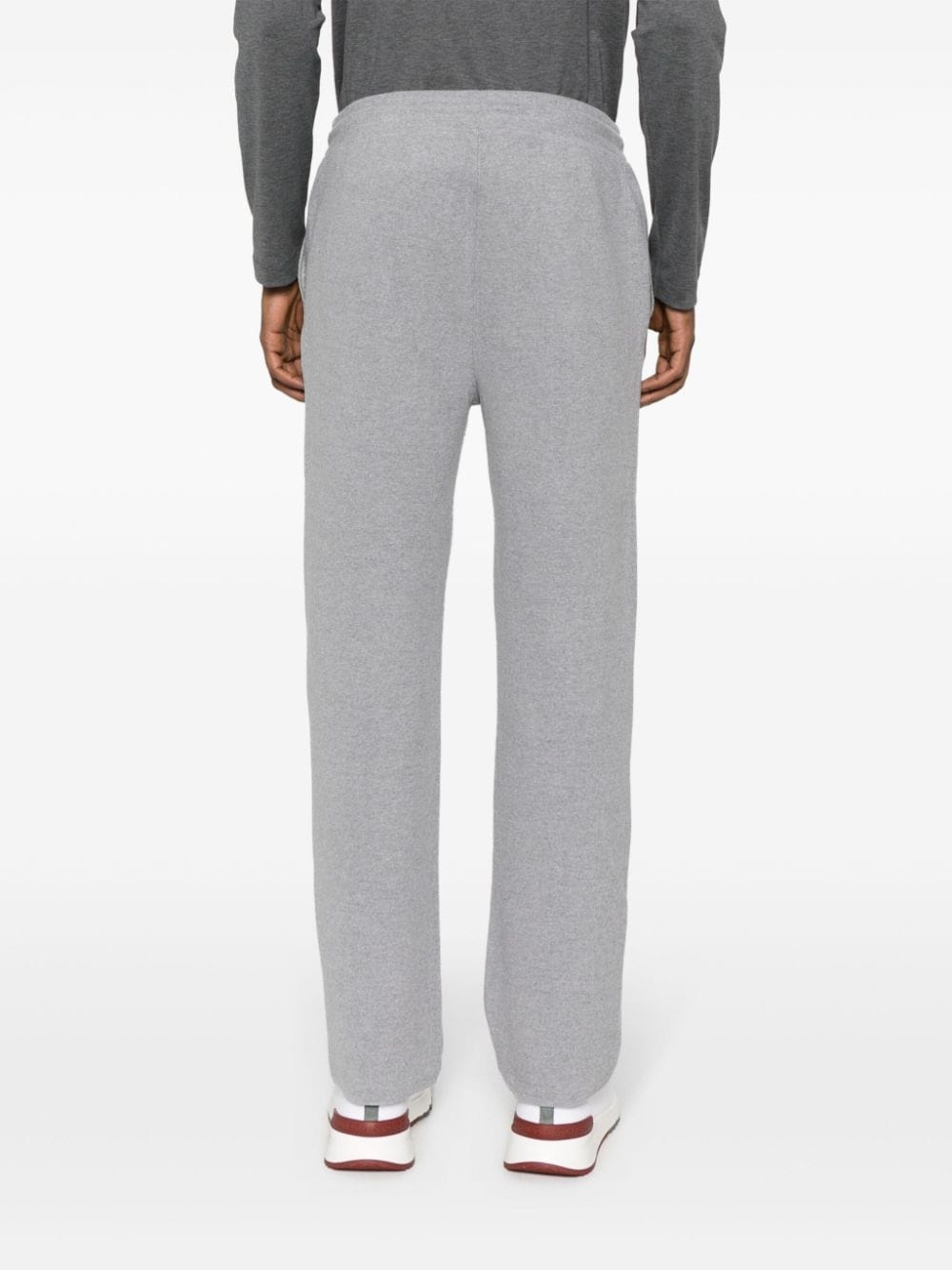 drawstring tapered track pants - 4