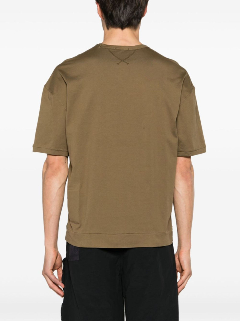 logo-embroidered cotton T-shirt 4
