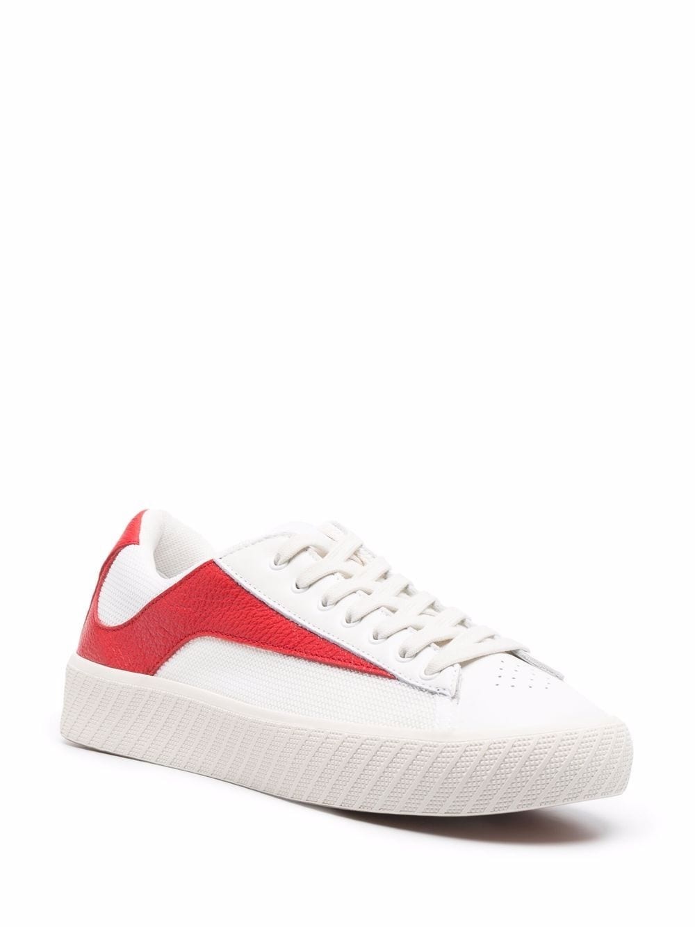 contrasting-panel sneakers - 2