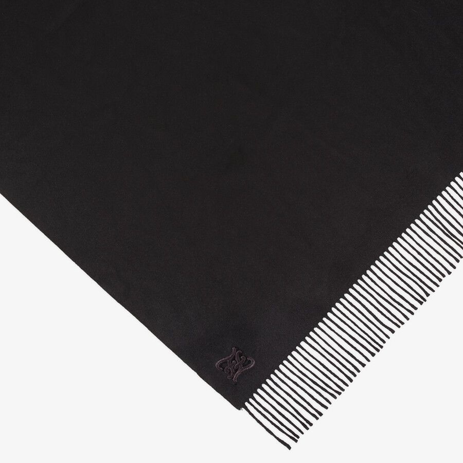 Black cashmere triangle - 1