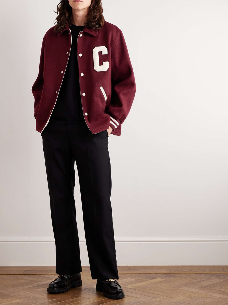 CELINE Logo-Appliquéd Mohair-Blend Bomber Jacket outlook