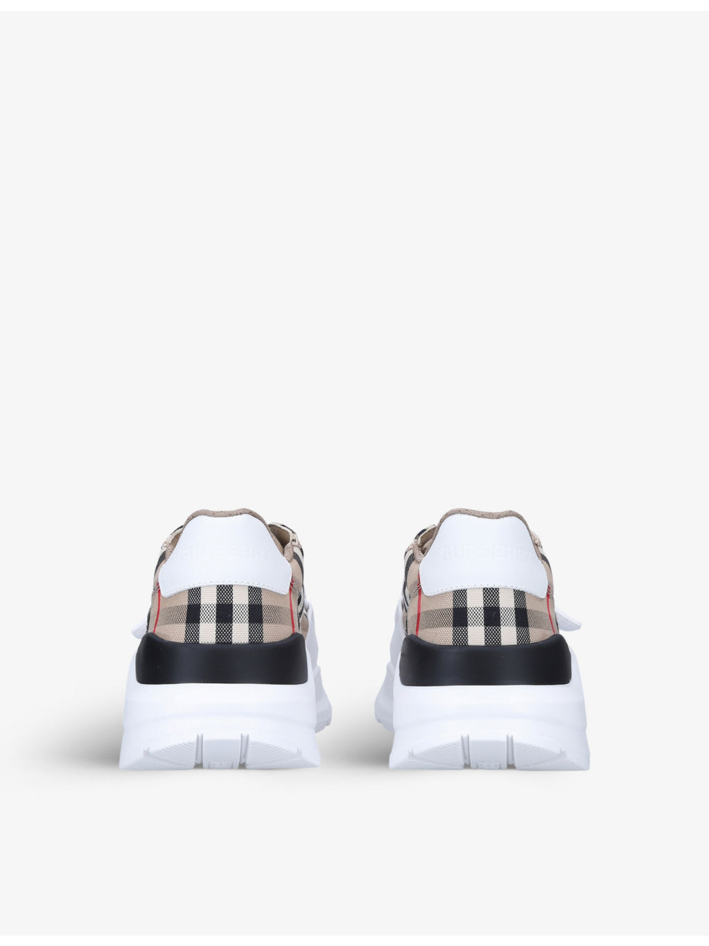 New Regis vintage check canvas trainers - 4