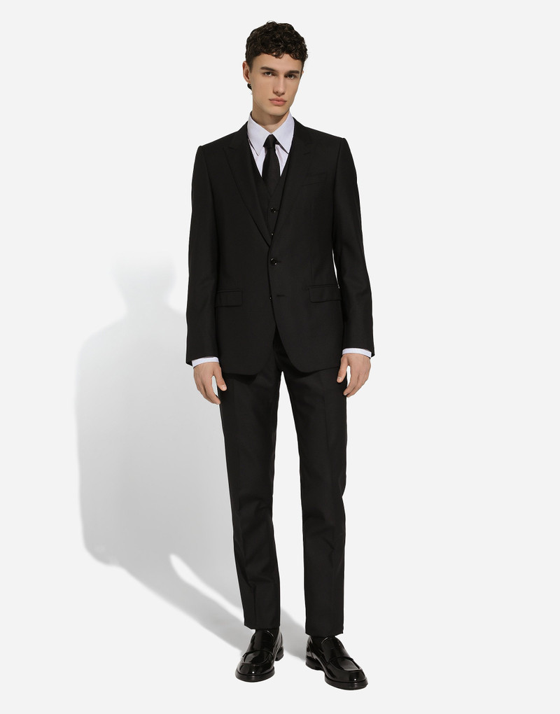 Dolce & Gabbana Wool and silk Martini-fit suit outlook