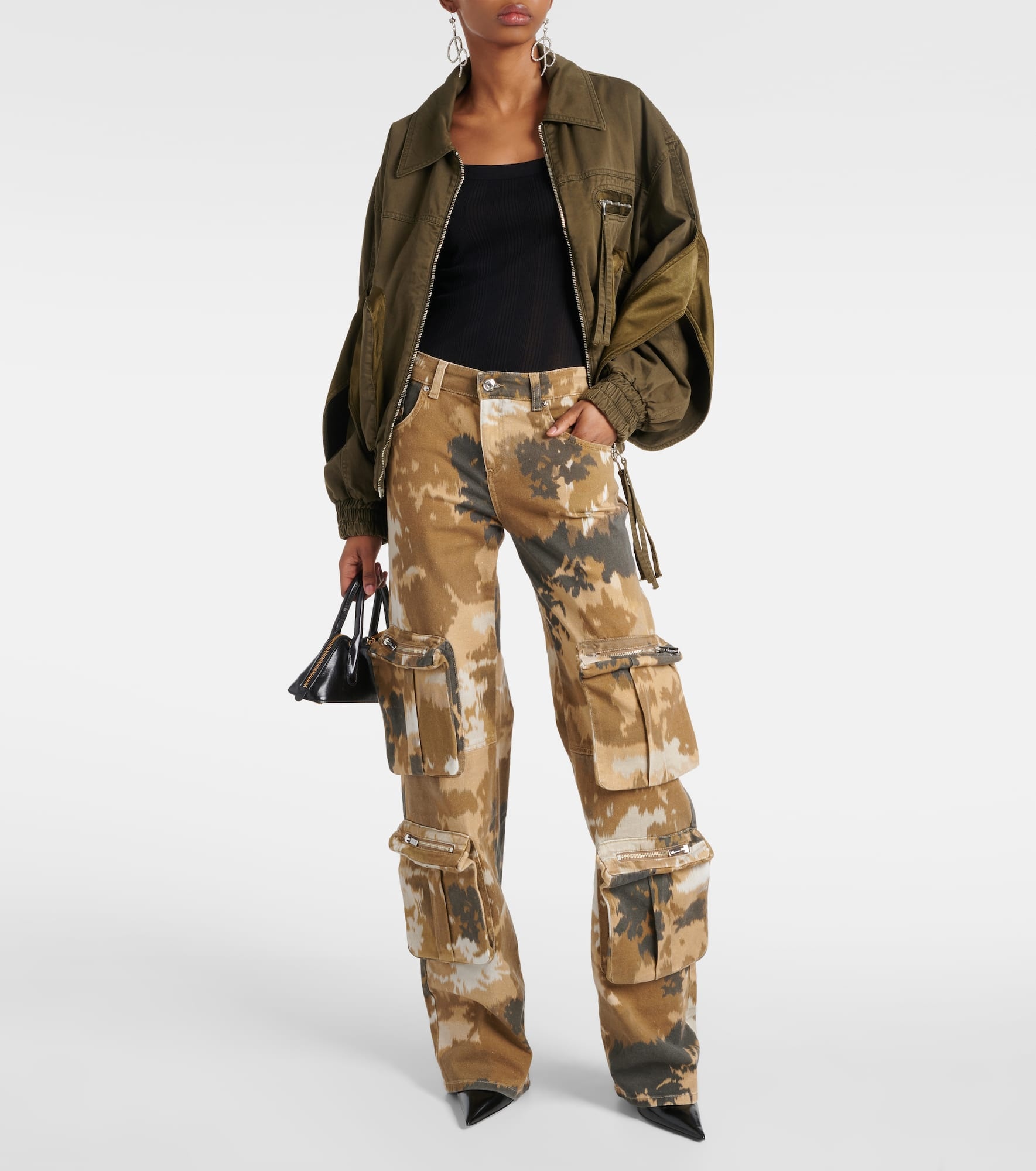 Camouflage cargo pants - 2
