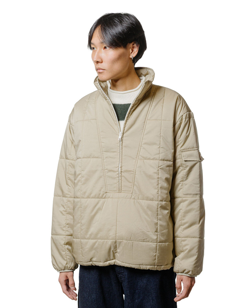 BEAMS PLUS Puffy Jacket Beige outlook