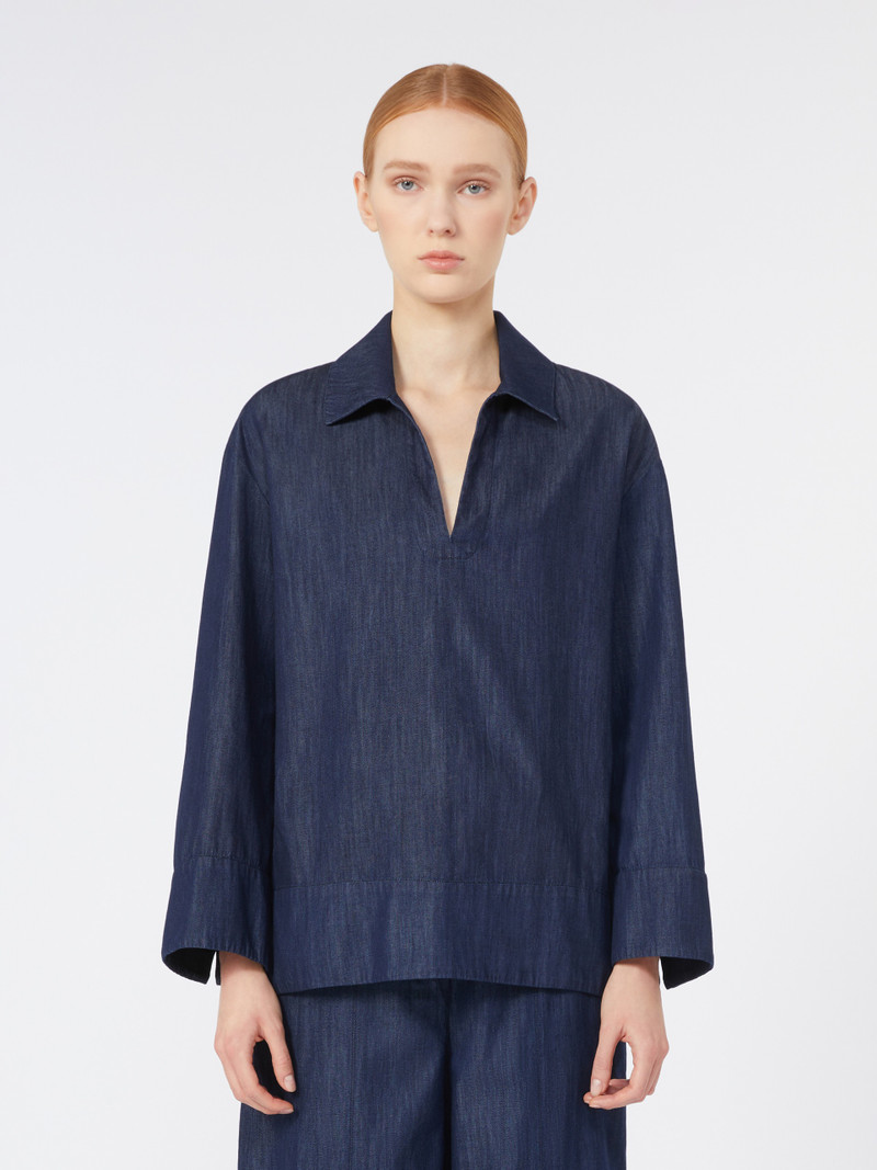 CATERINA Lightweight denim shirt 3