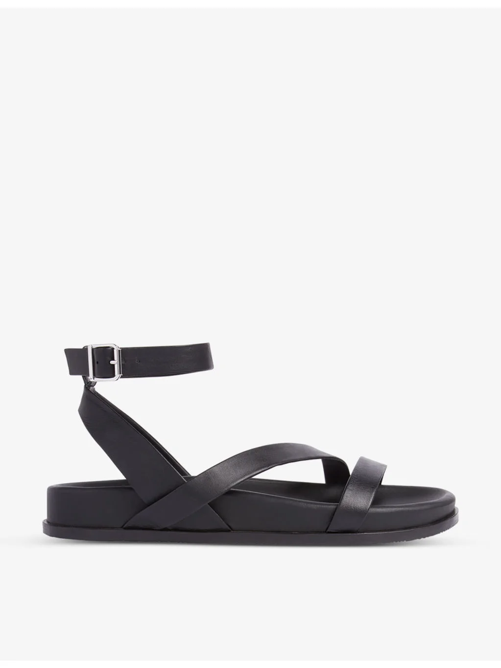 Gaia asymmetric strappy leather sandals - 1