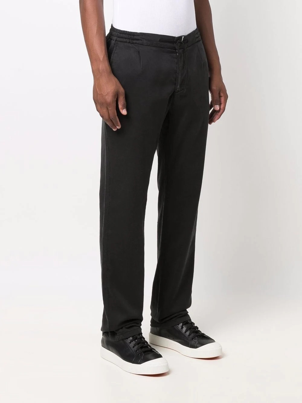 drawstring-waist trousers - 3