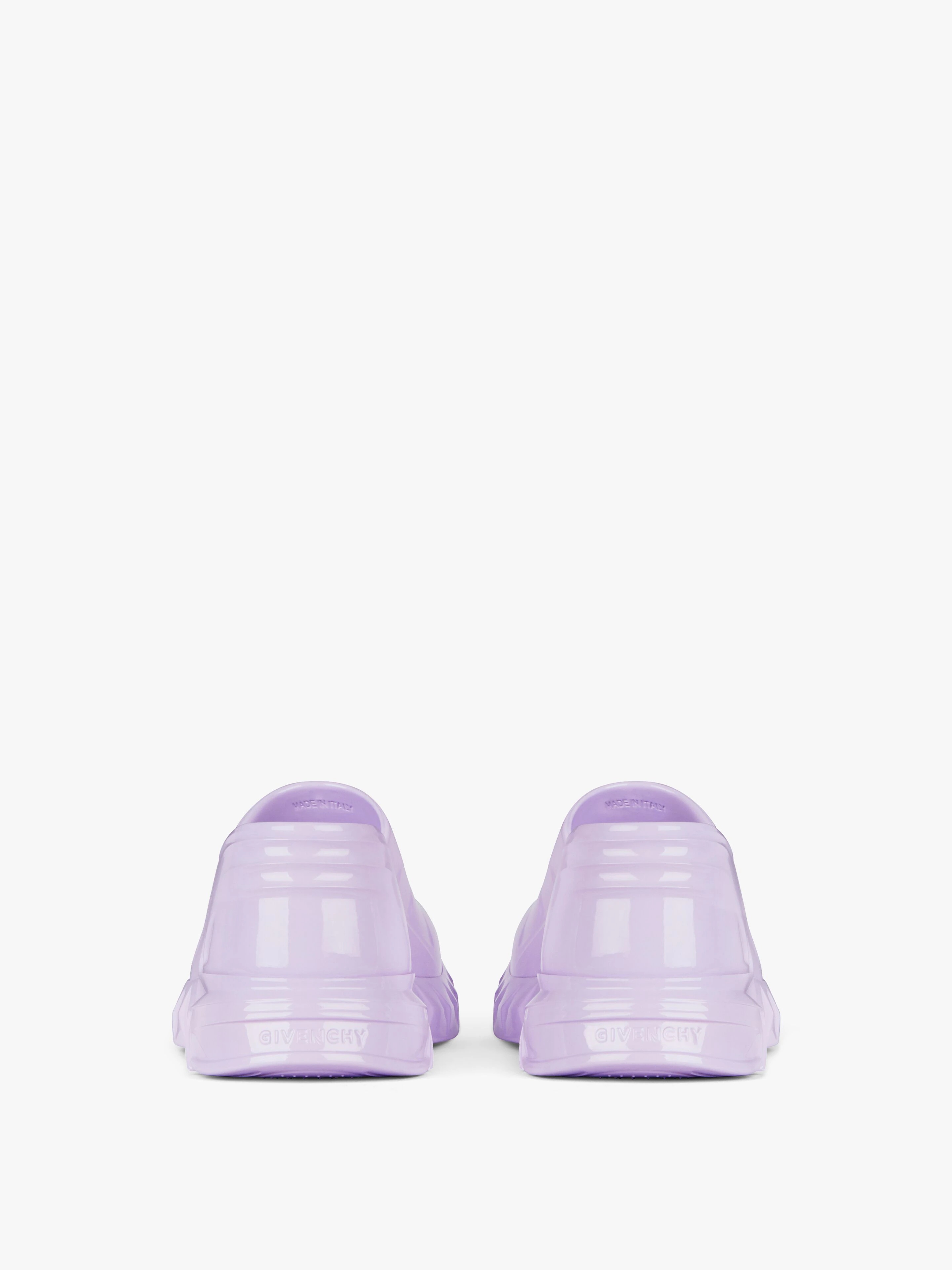 MARSHMALLOW WEDGE SANDALS IN RUBBER - 8
