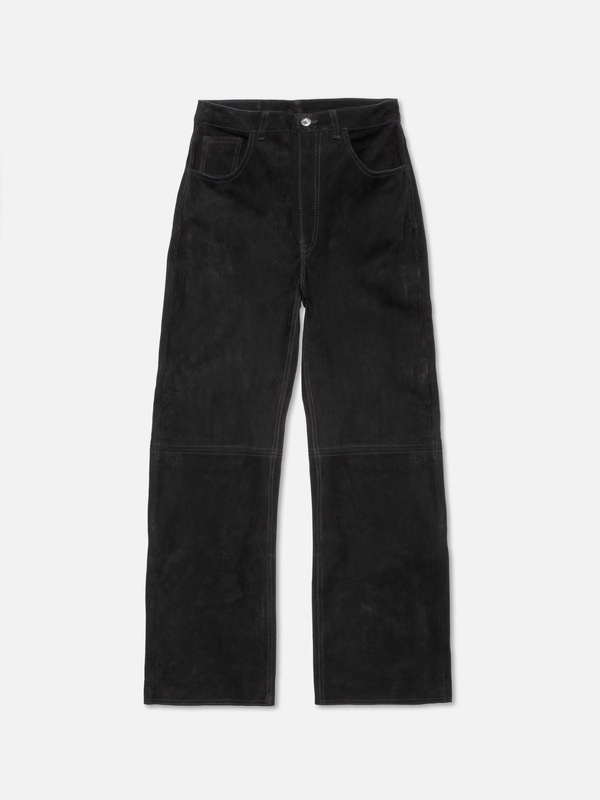 Clean Eileen Suede Pants Black - 2