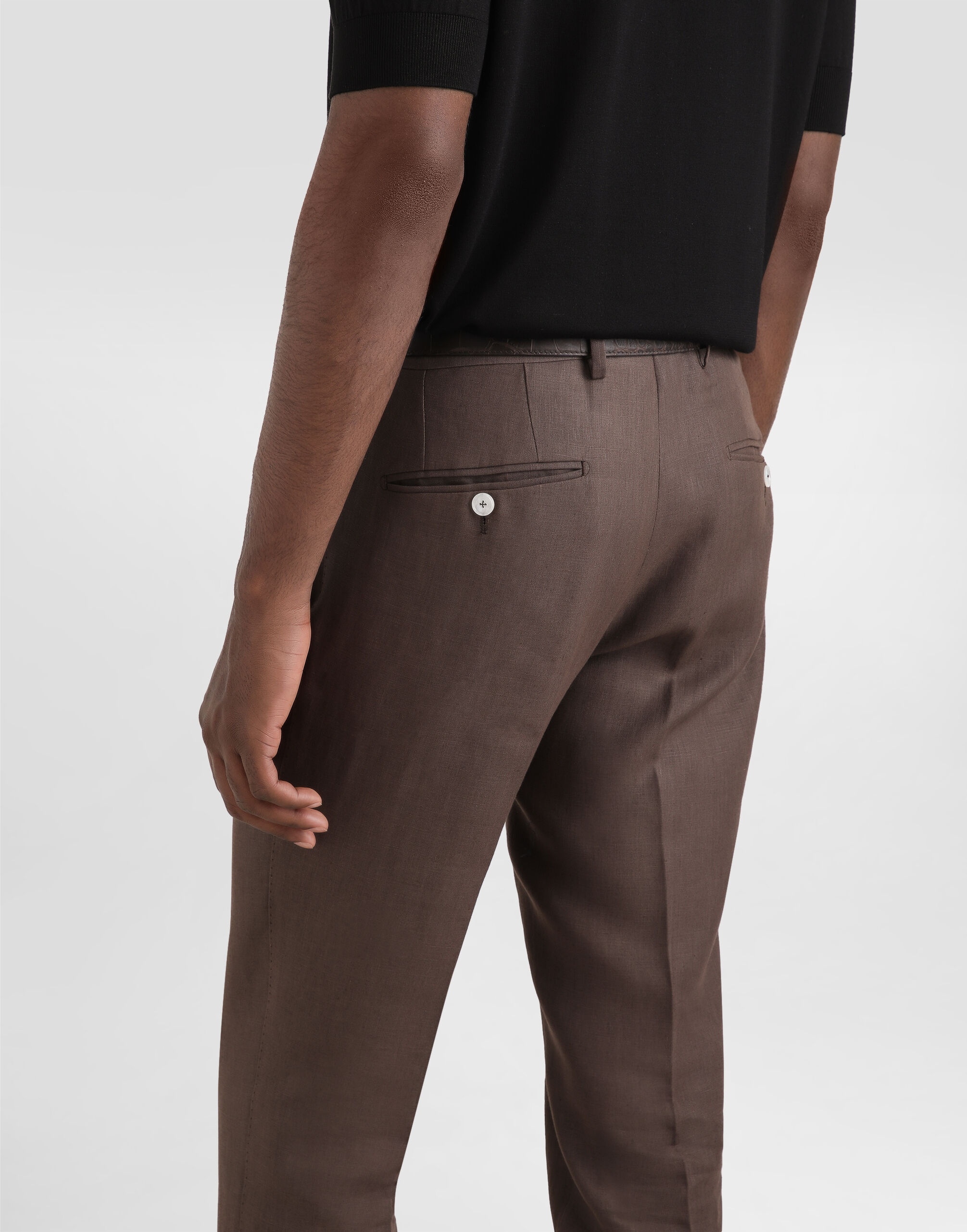 Tailored linen pants - 5