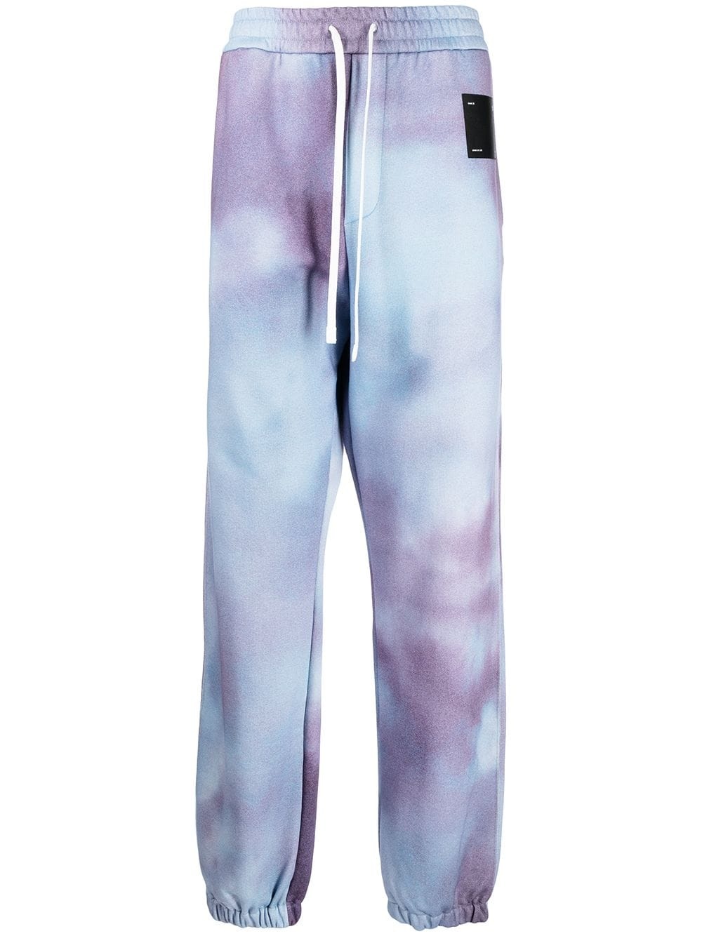 tie-dye track pants - 1