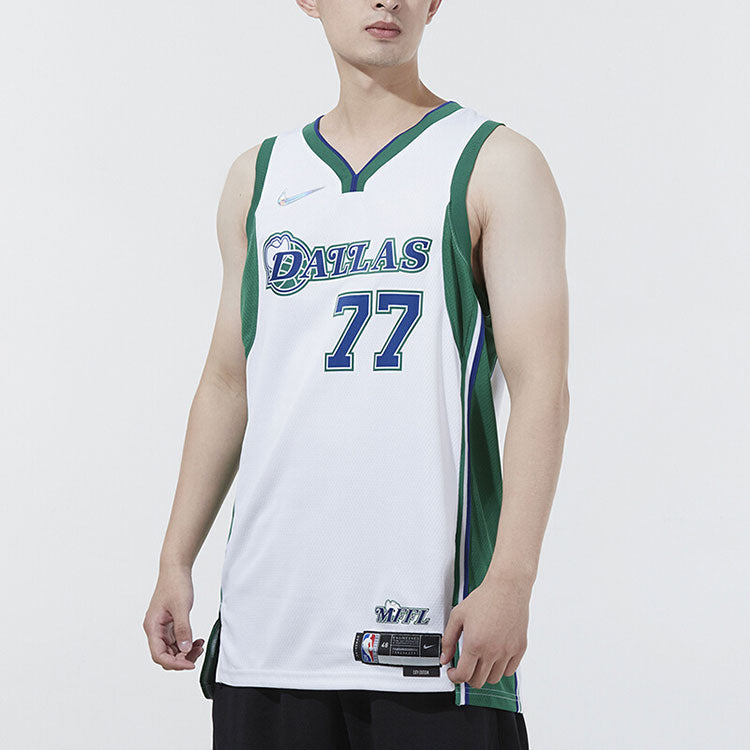 Nike NBA Doncic Mavericks 75 Anniversary City limited SW Fan Edition Basketball Sports Jersey Vest W - 4