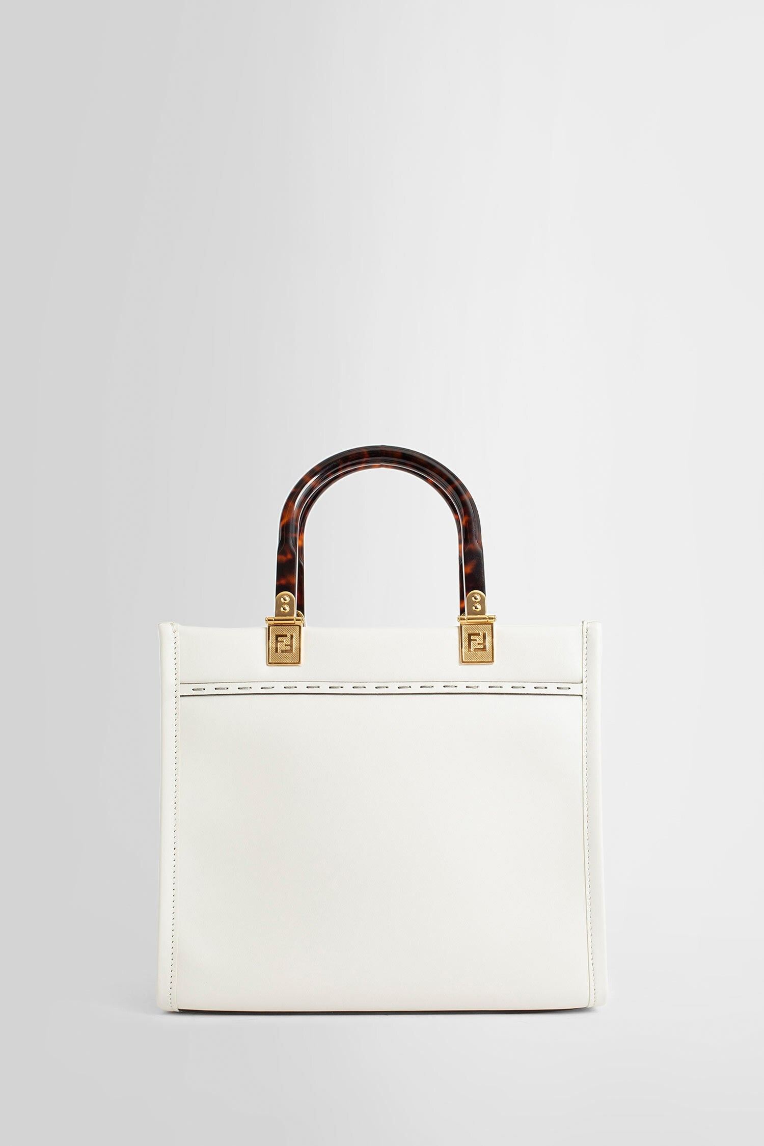 FENDI WOMAN WHITE TOTE BAGS - 3