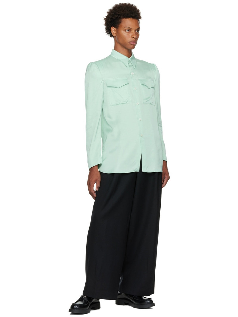Dries Van Noten Green Cassely Shirt outlook