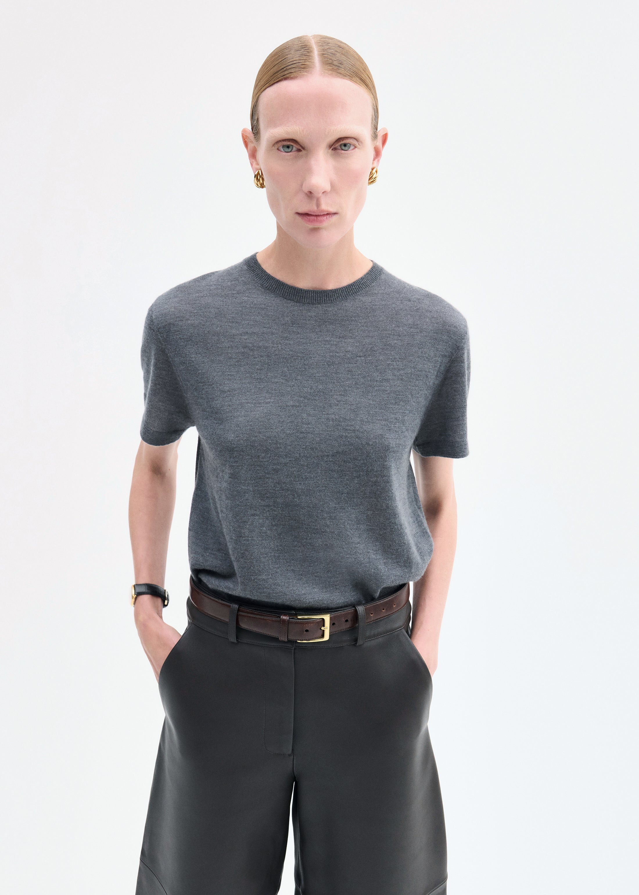 T-Shirt in Fine Cashmere - 2