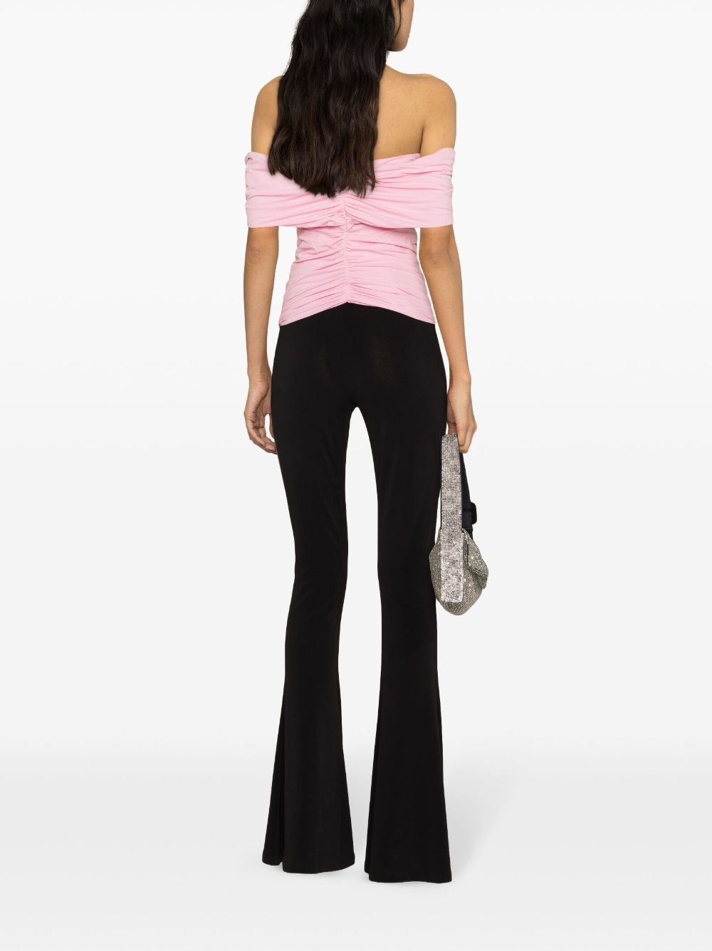rose-appliquÃ© ruched top - 4