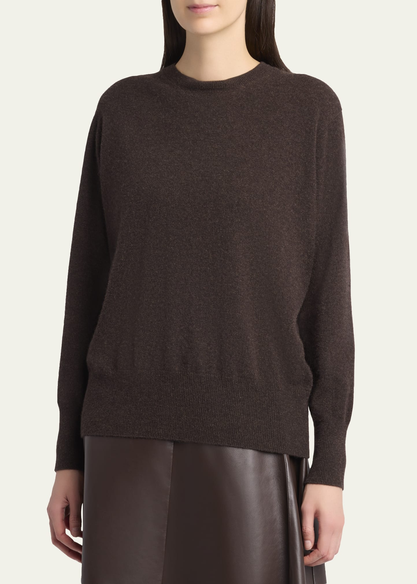 Leilani Cashmere Crewneck Sweater - 4