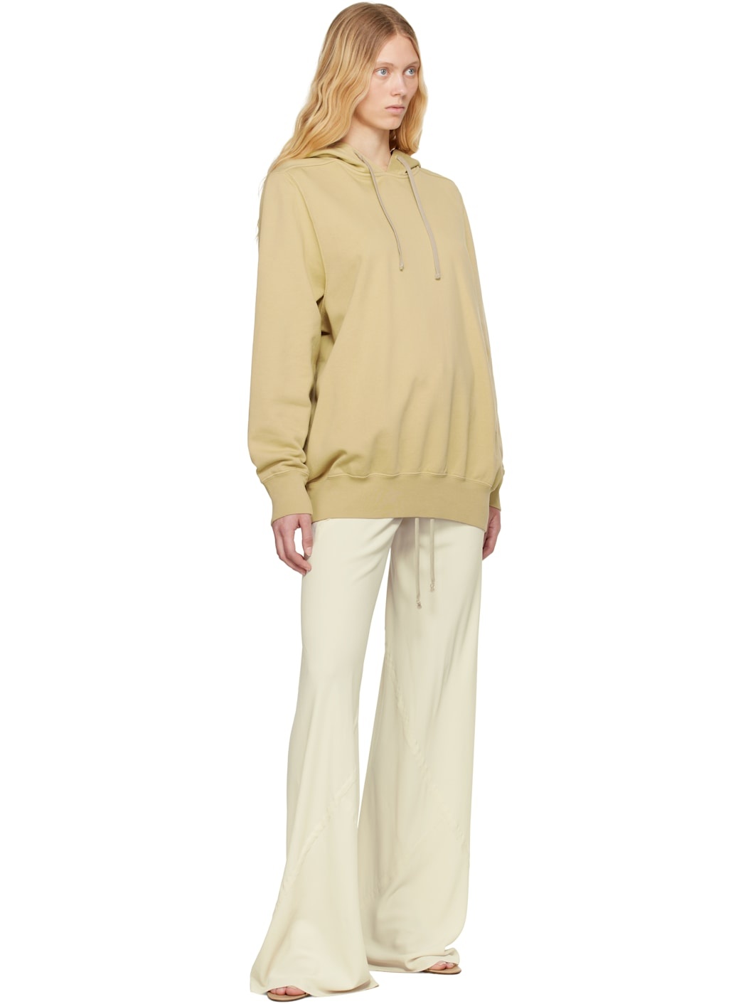 Beige Hollywood Oversized Hoodie - 4