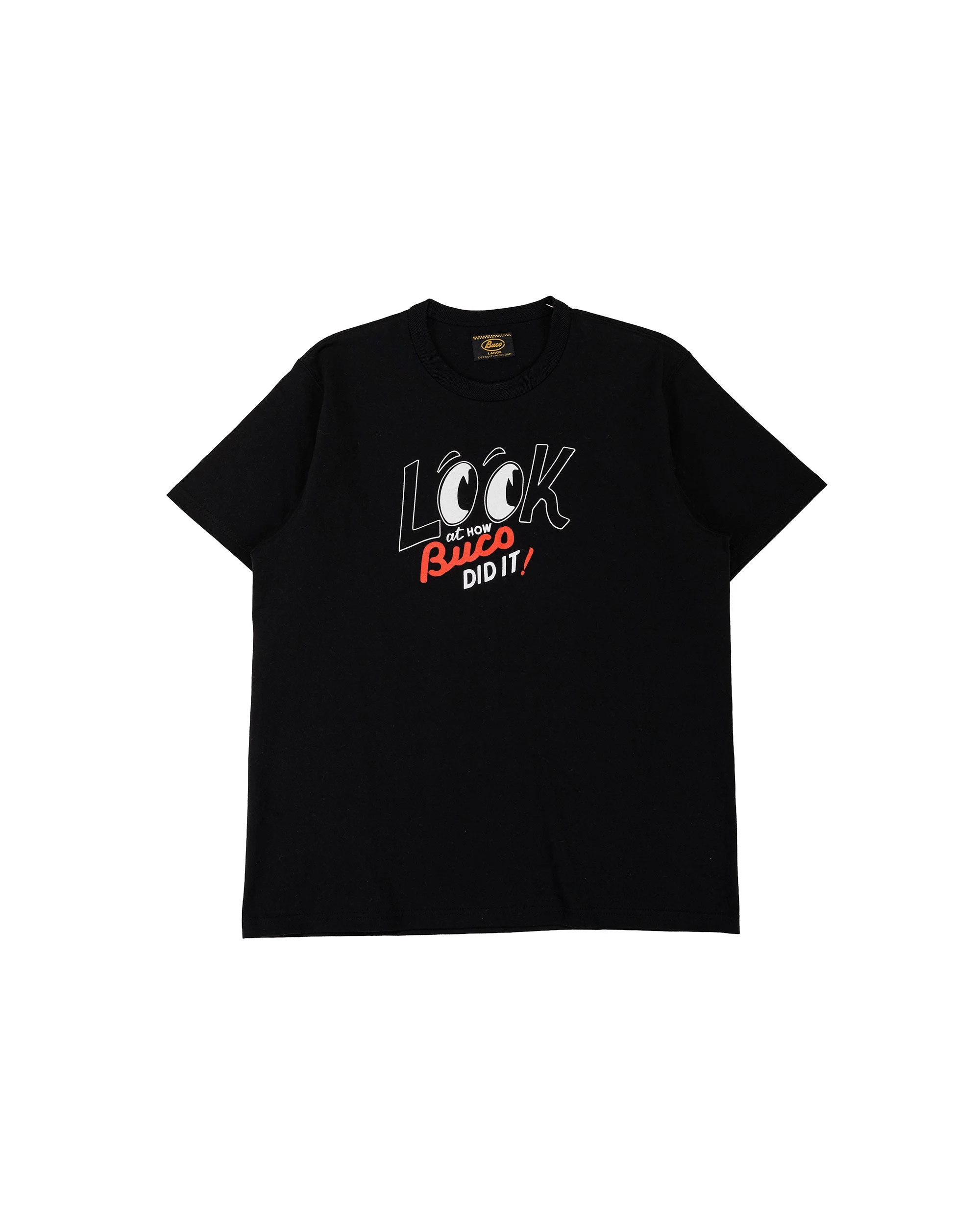 BC26002 BUCO Tee / Look At How Buco Did It! Black - 1