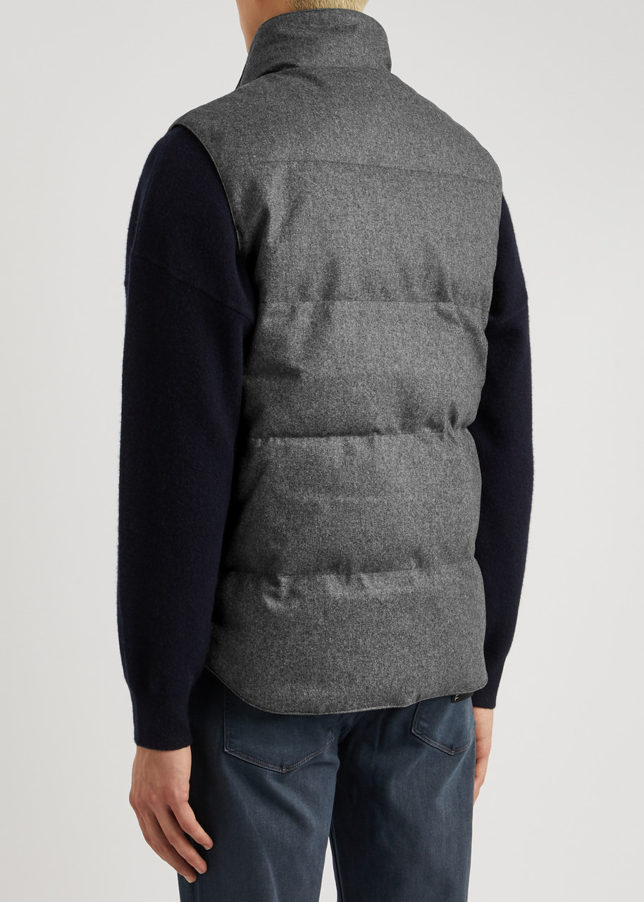 Garson quilted wool-blend gilet - 3