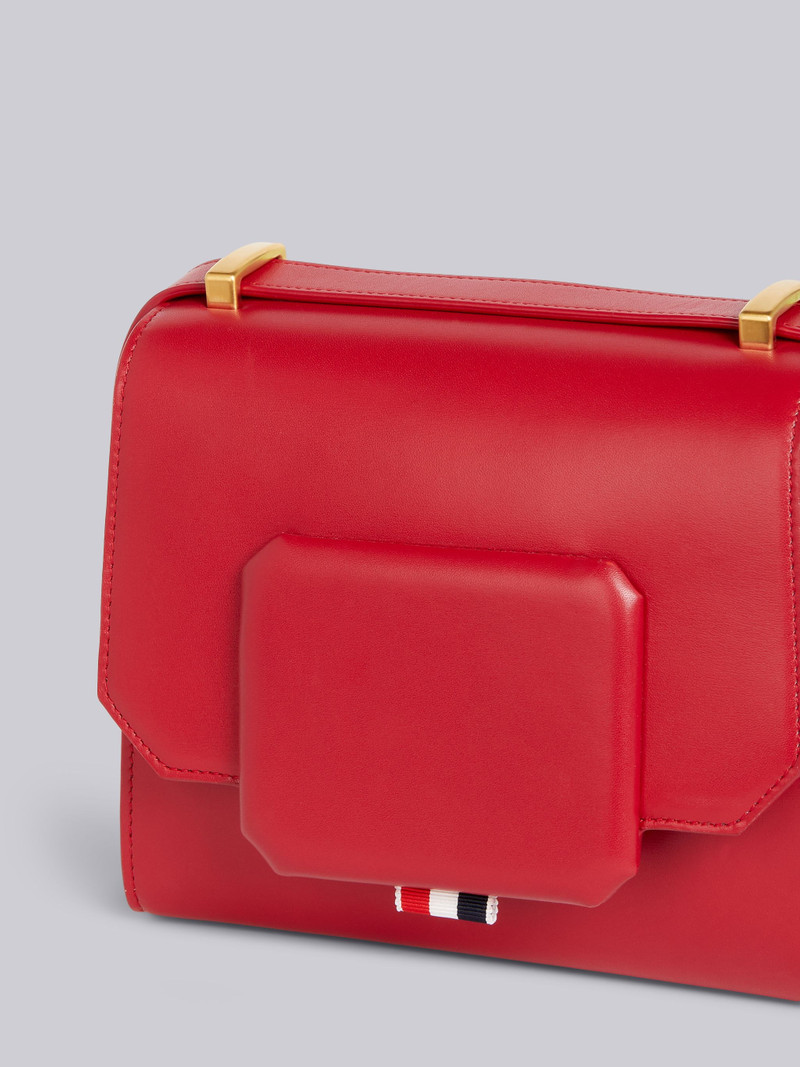 Thom Browne Red Box Calfskin Small Box Bag outlook