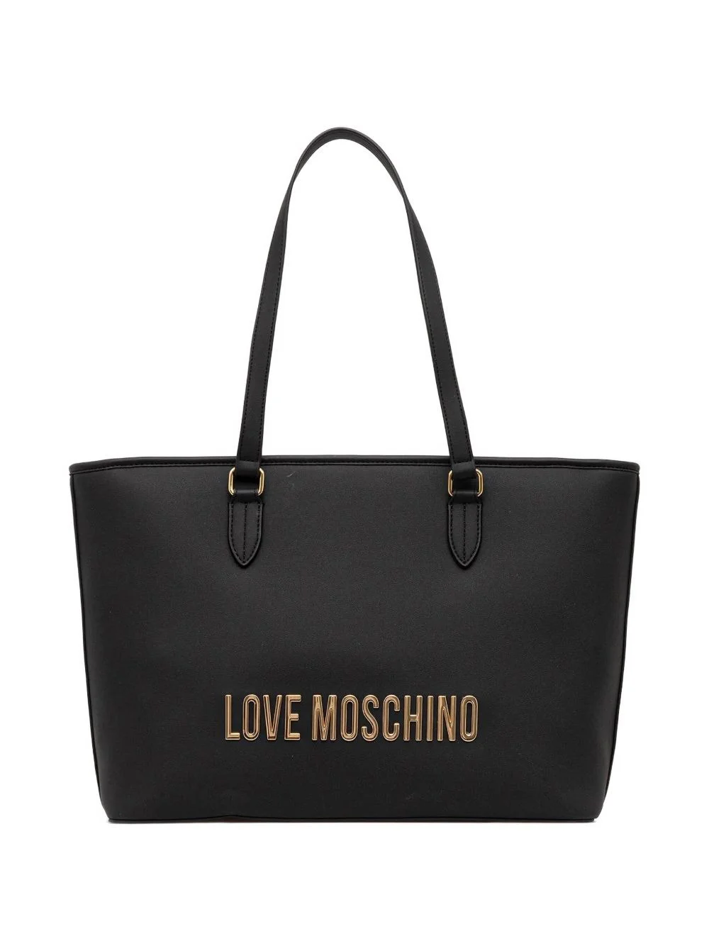 medium logo-plaque tote bag - 1