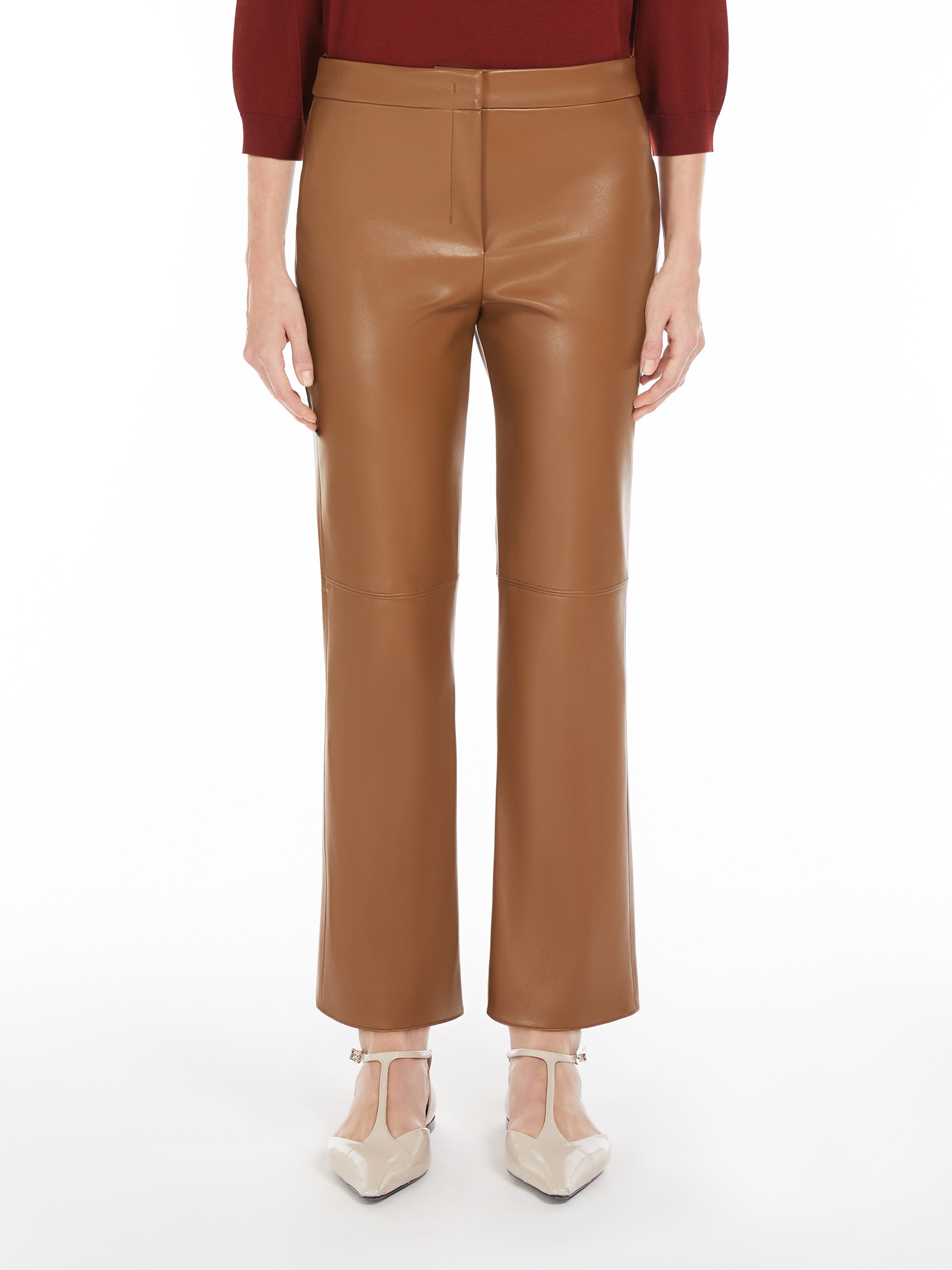 SUBLIME Coated fabric slim trousers - 3