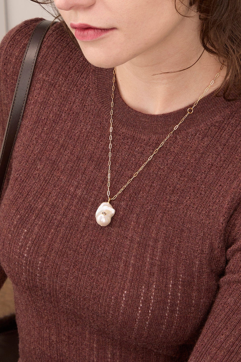 LIZZIE FORTUNATO Oasis Necklace in Gold outlook