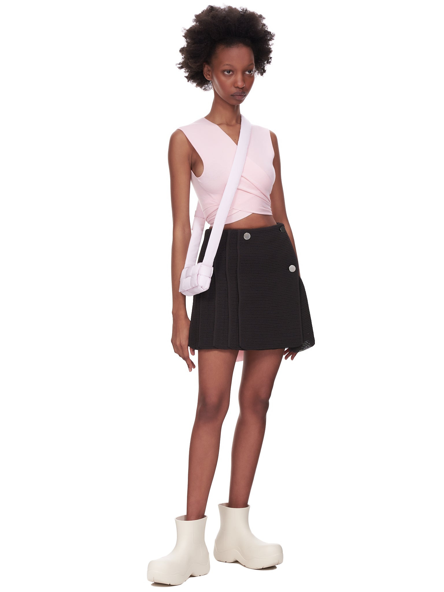 Pleated Mesh Skirt - 6