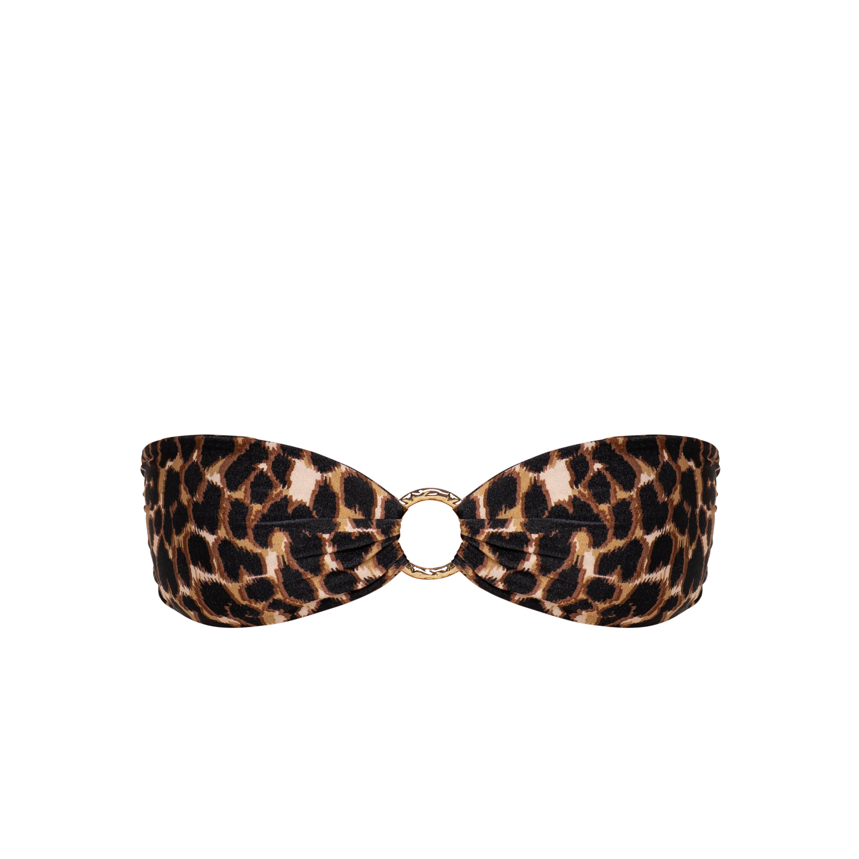 CECE Leopard Luxe - Bandeau Bikini Top - 6