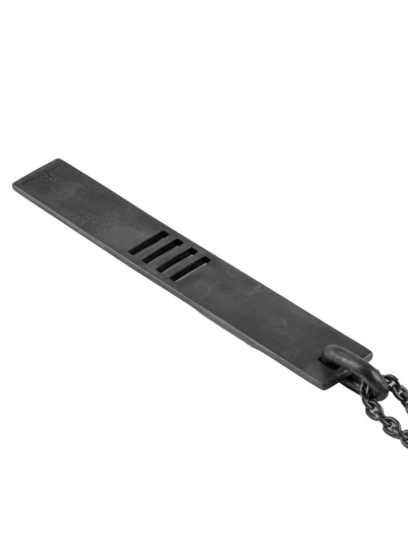 Parts of Four sterling silver Plate necklace outlook