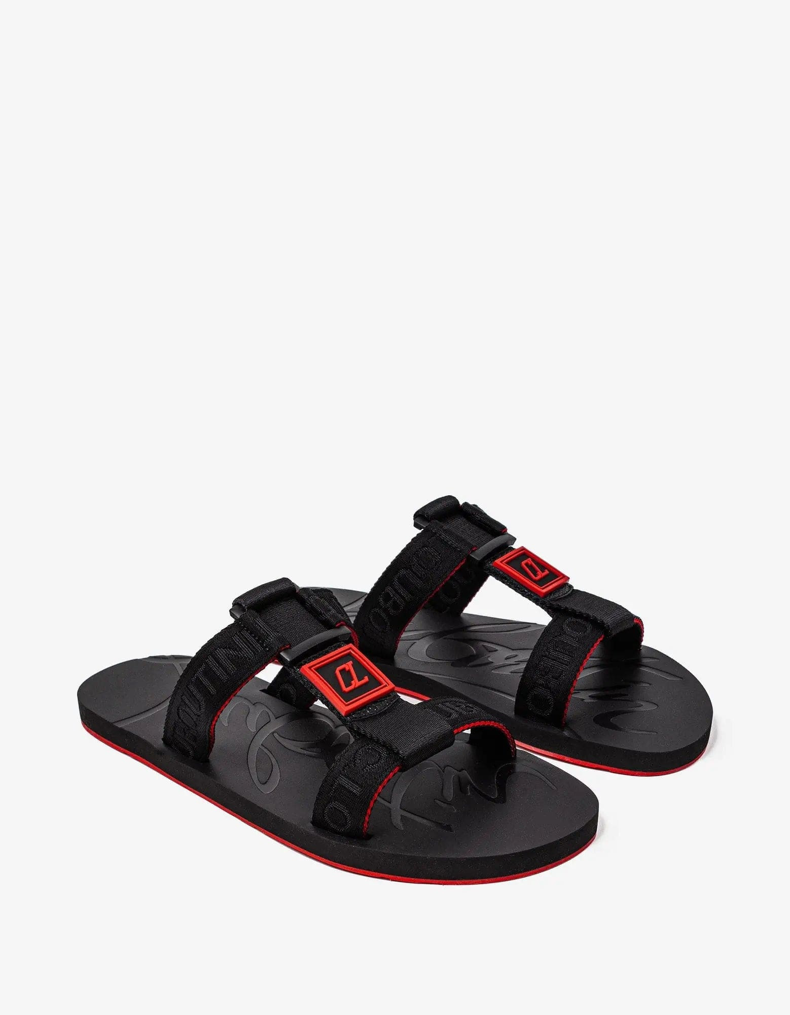 Christian Louboutin Black Surf Sandals - 13