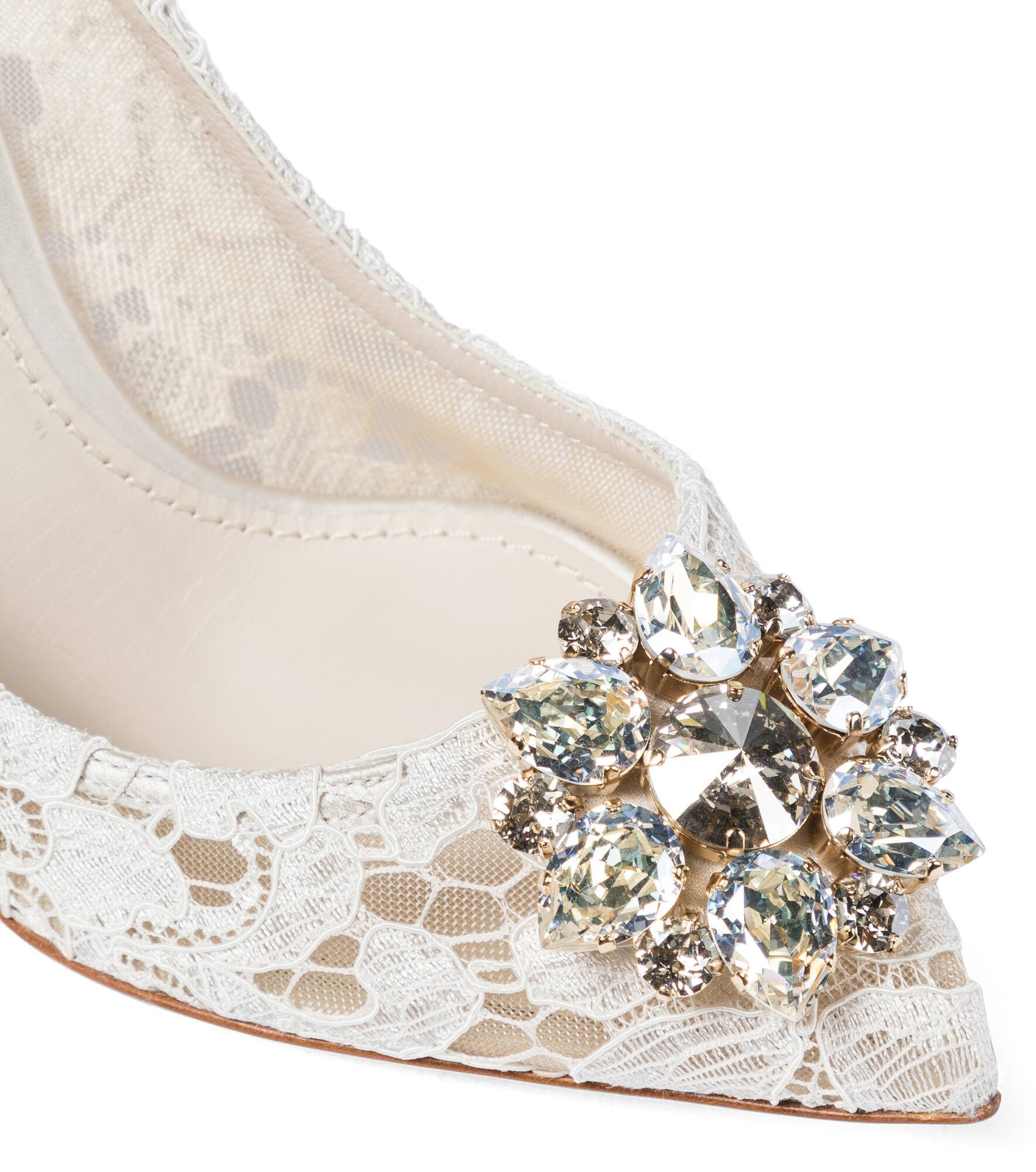 Belluci embellished lace pumps - 6