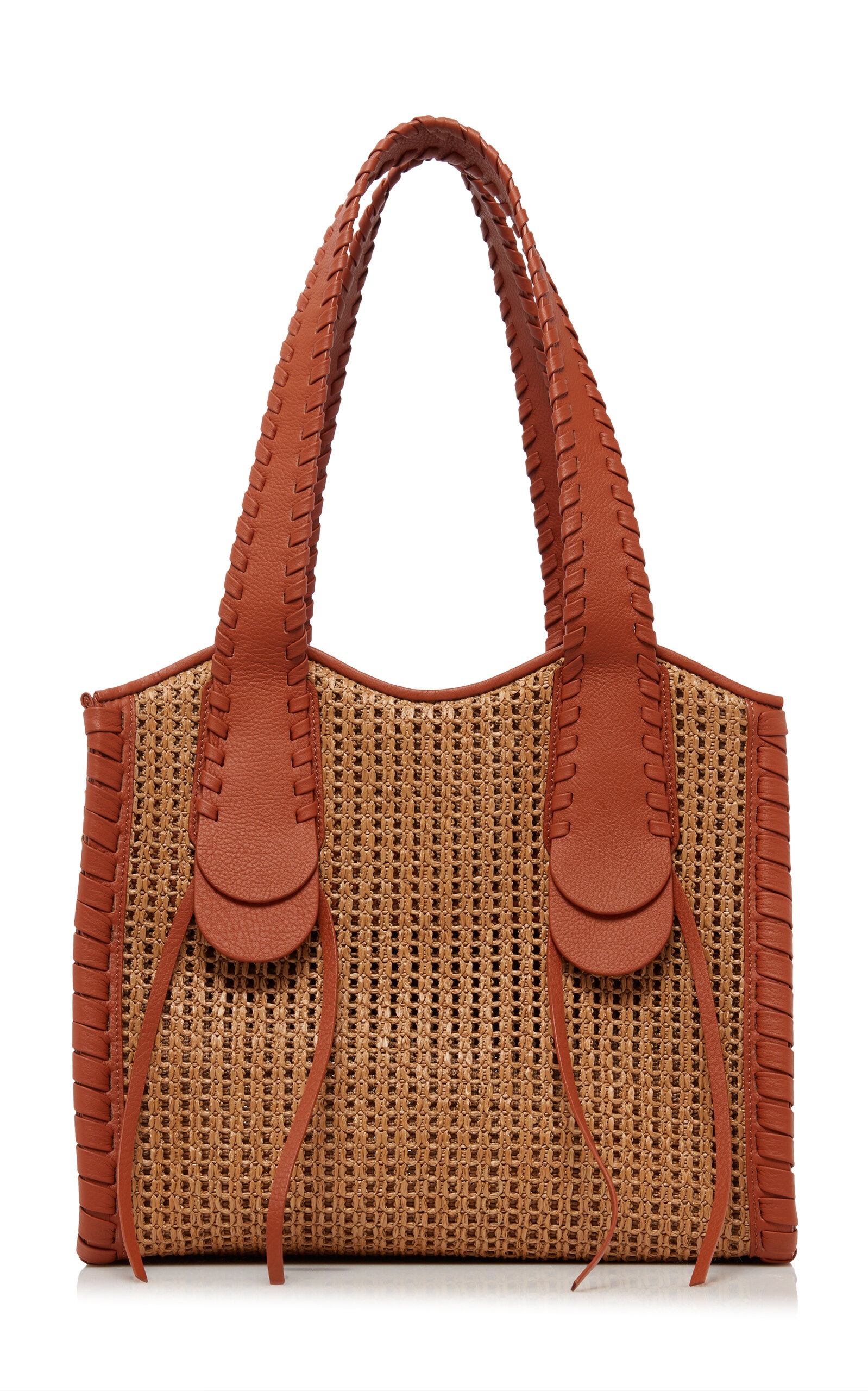 Mony Raffia Tote Bag brown - 3