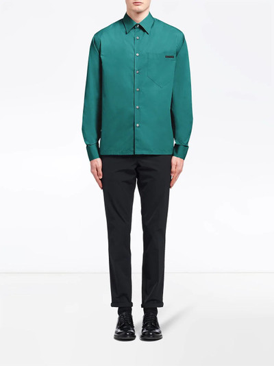 Prada classic straight-fit shirt outlook