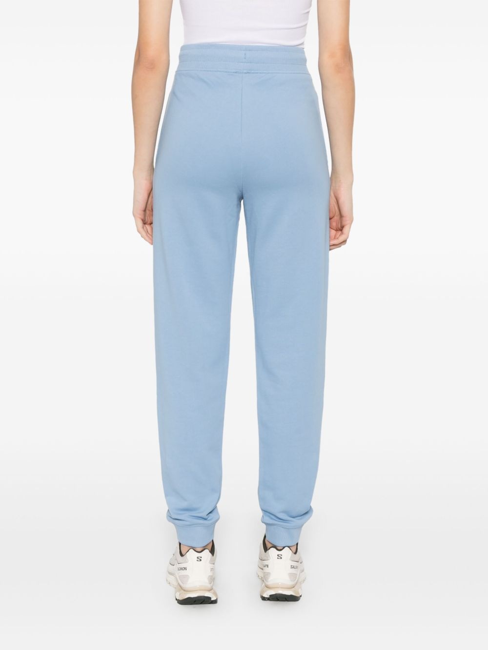 stacked-logo cotton track pants - 4