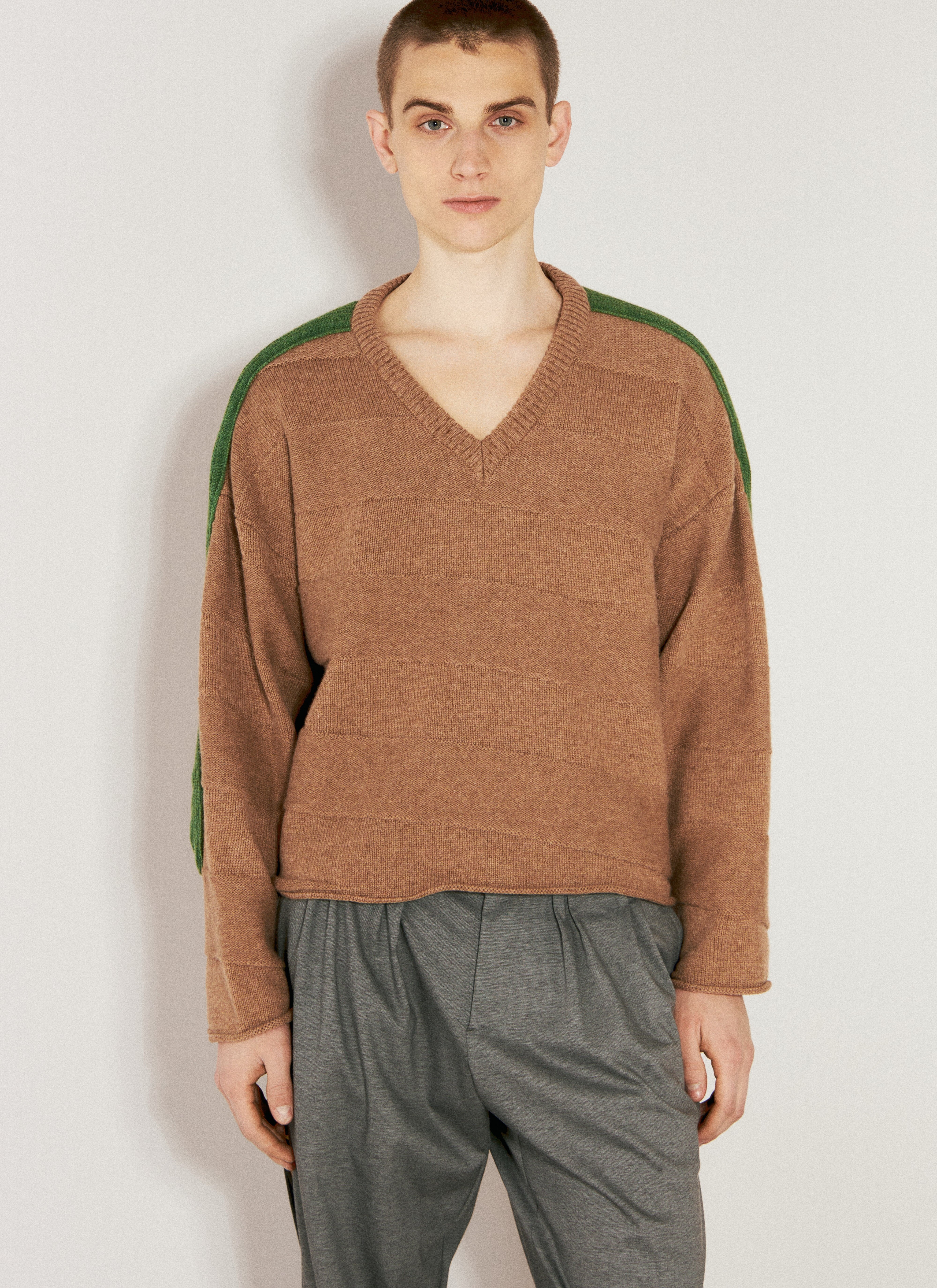 Delian V-Neck Sweater - 1