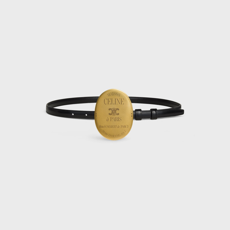 MAISON CELINE BELT 13MM IN Taurillon Leather 1