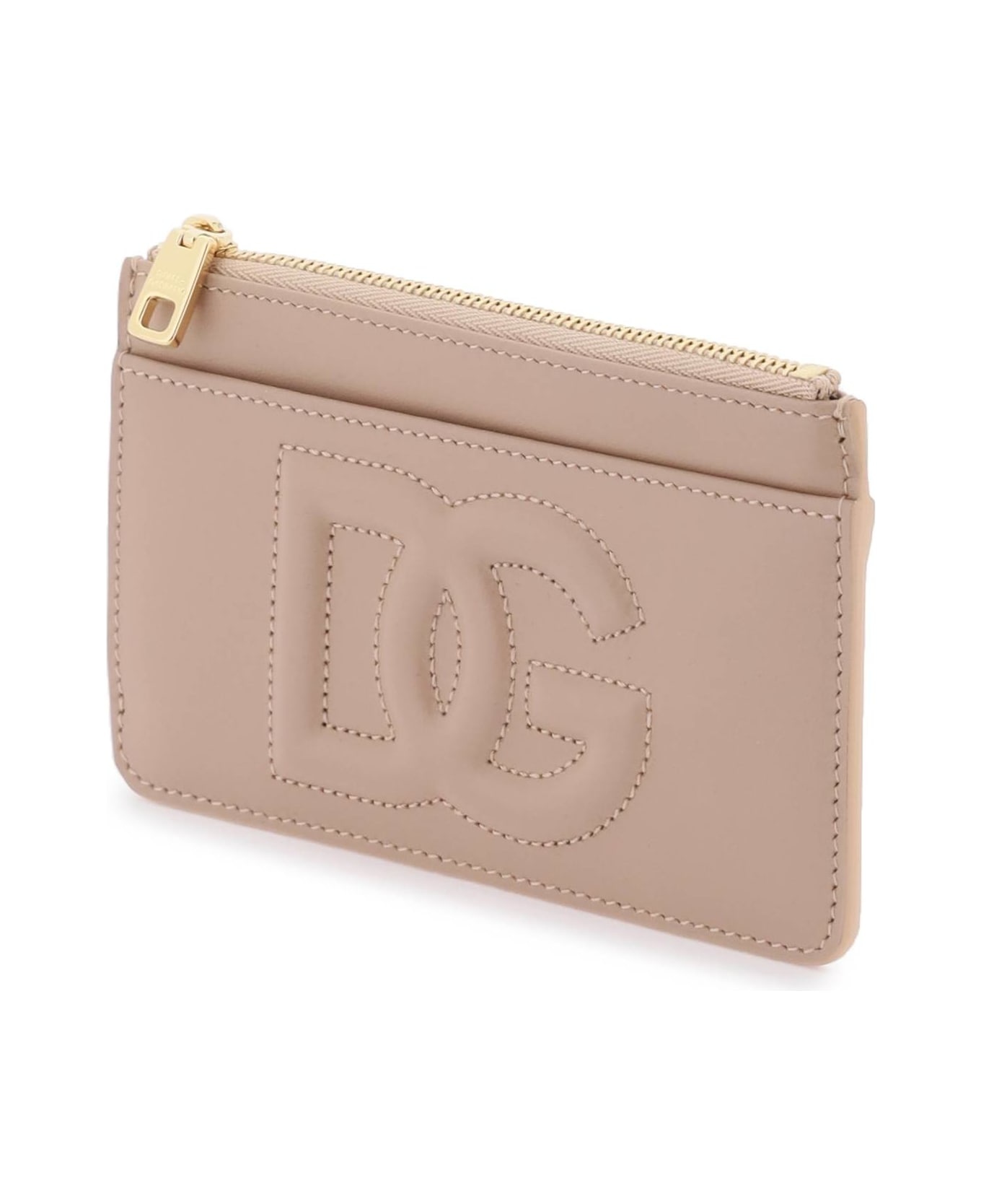 Dg Logo Leather Card Holder - 4