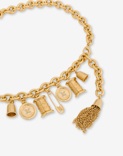 Moschino SARTORIAL CHARMS CHAIN BELT outlook