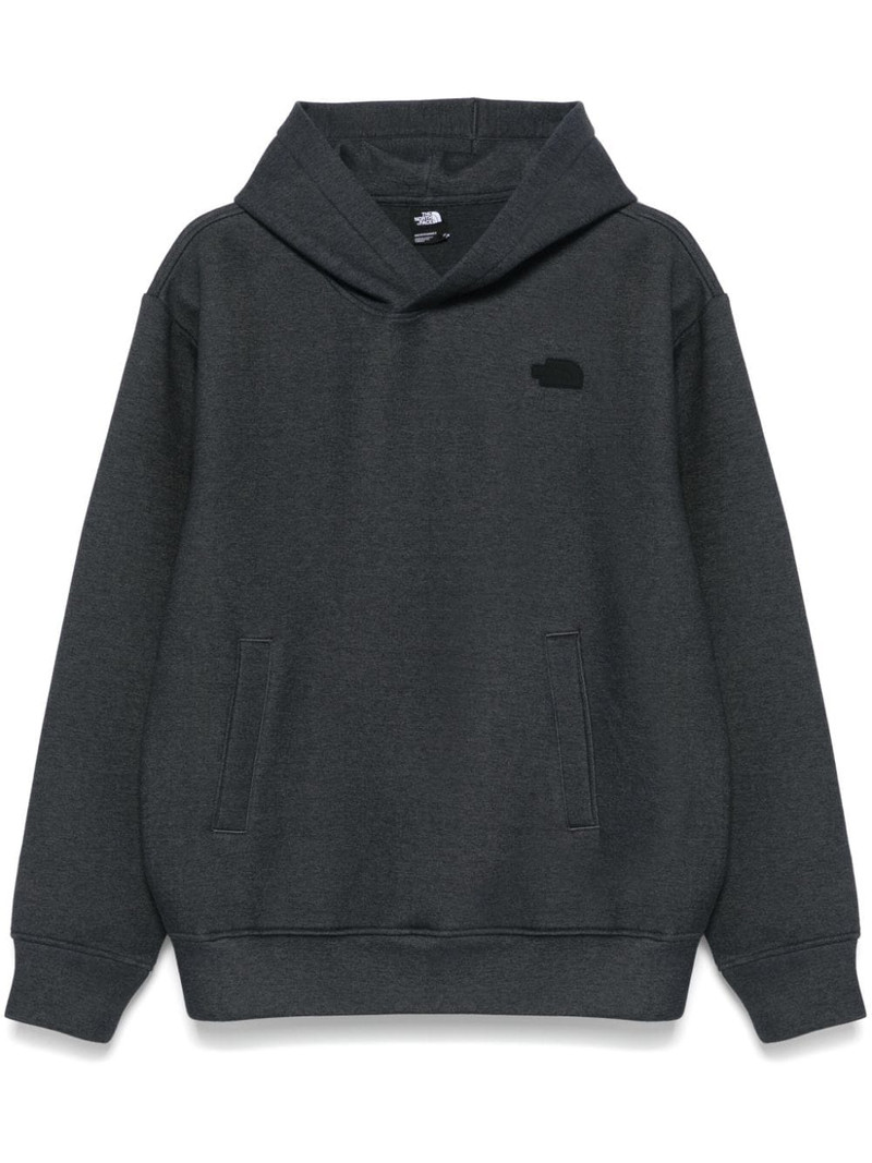 rubberised-logo hoodie 1
