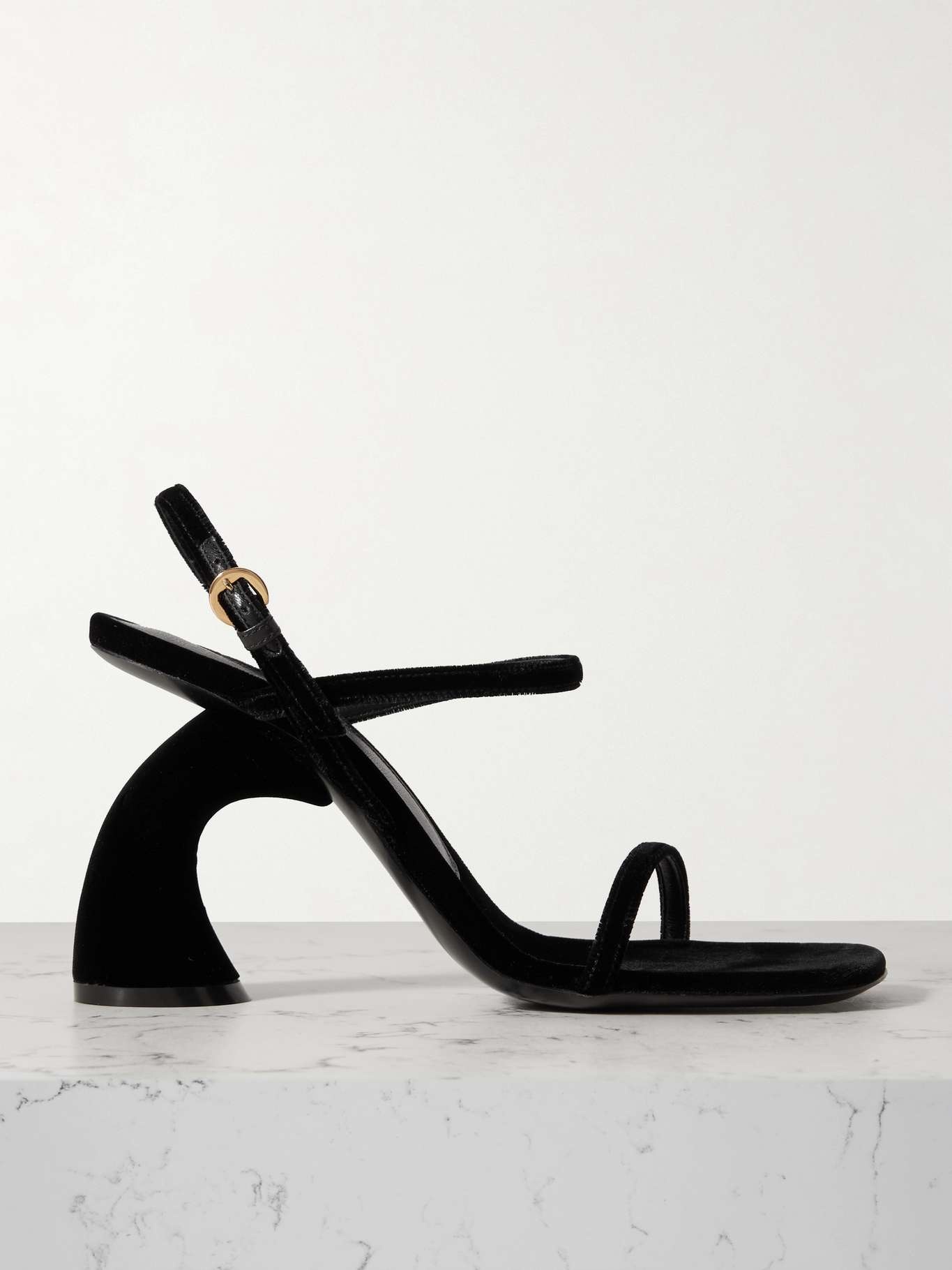 Velvet sandals - 1