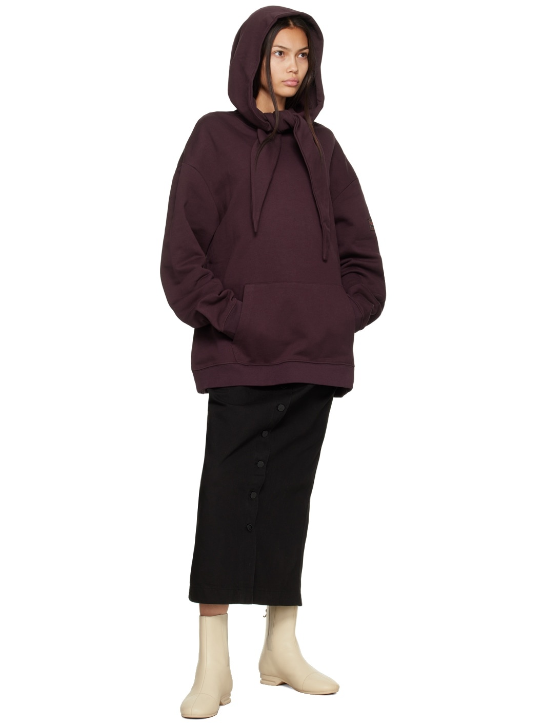 Purple Knot Hood Sweater - 4