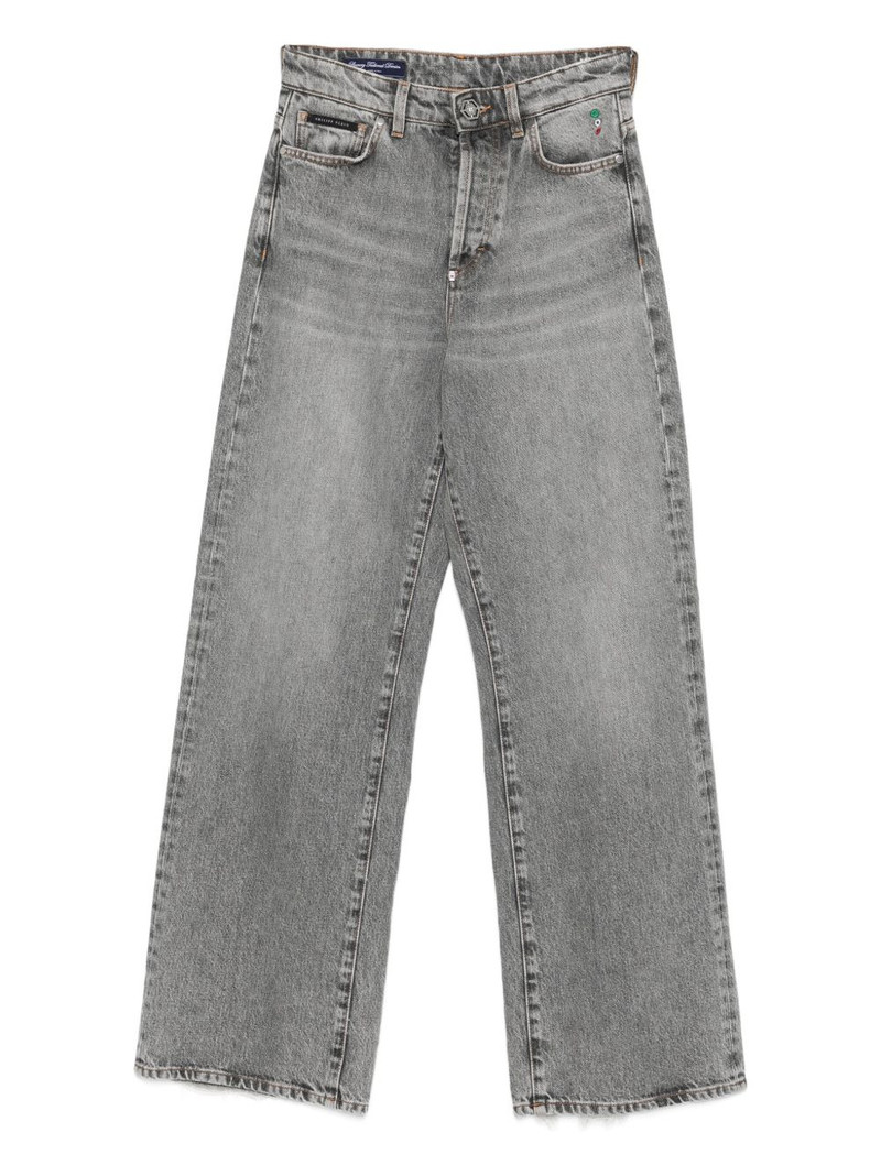 frayed-hem jeans 1