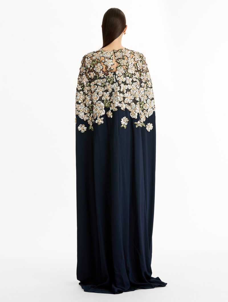 FLORAL SEQUIN EMBROIDERED CAFTAN 3