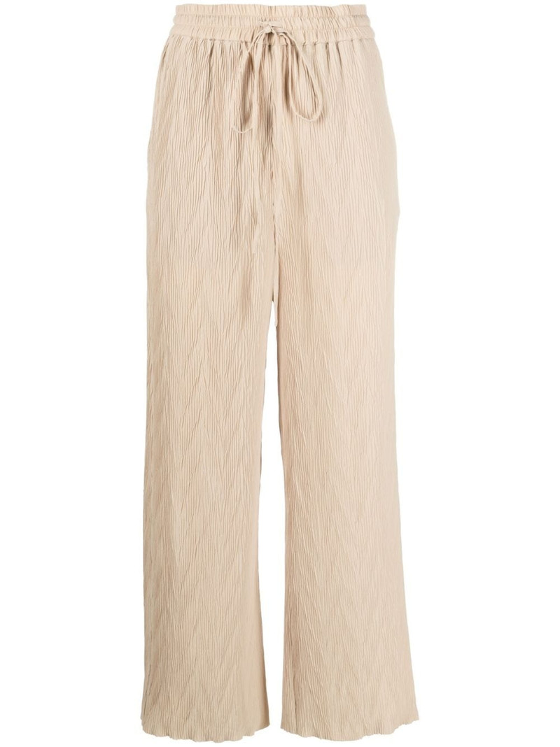 Naptune straight-leg plissÃ© trousers 1
