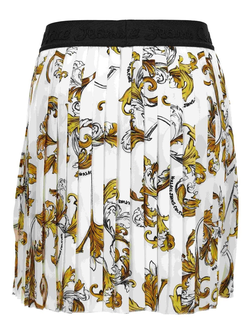 printed pleated skirt - 2