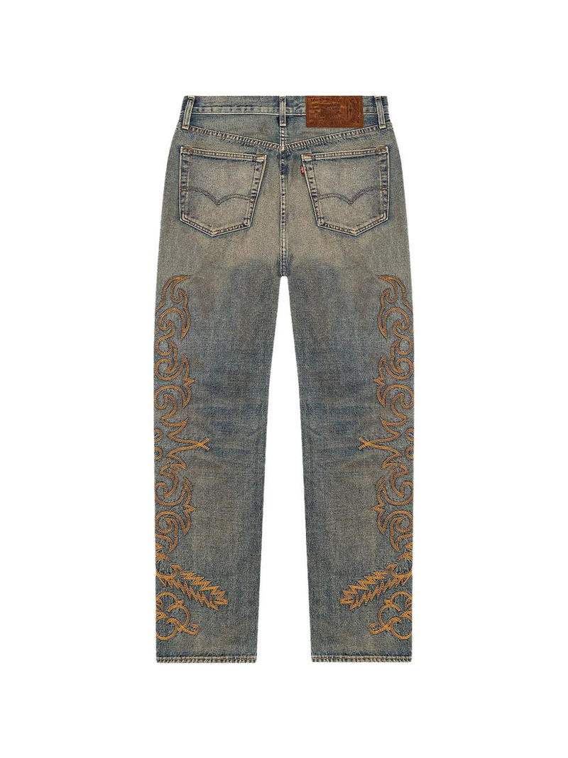 DENIM TEARS x Levi's Stitch 501 five-pocket jeans outlook