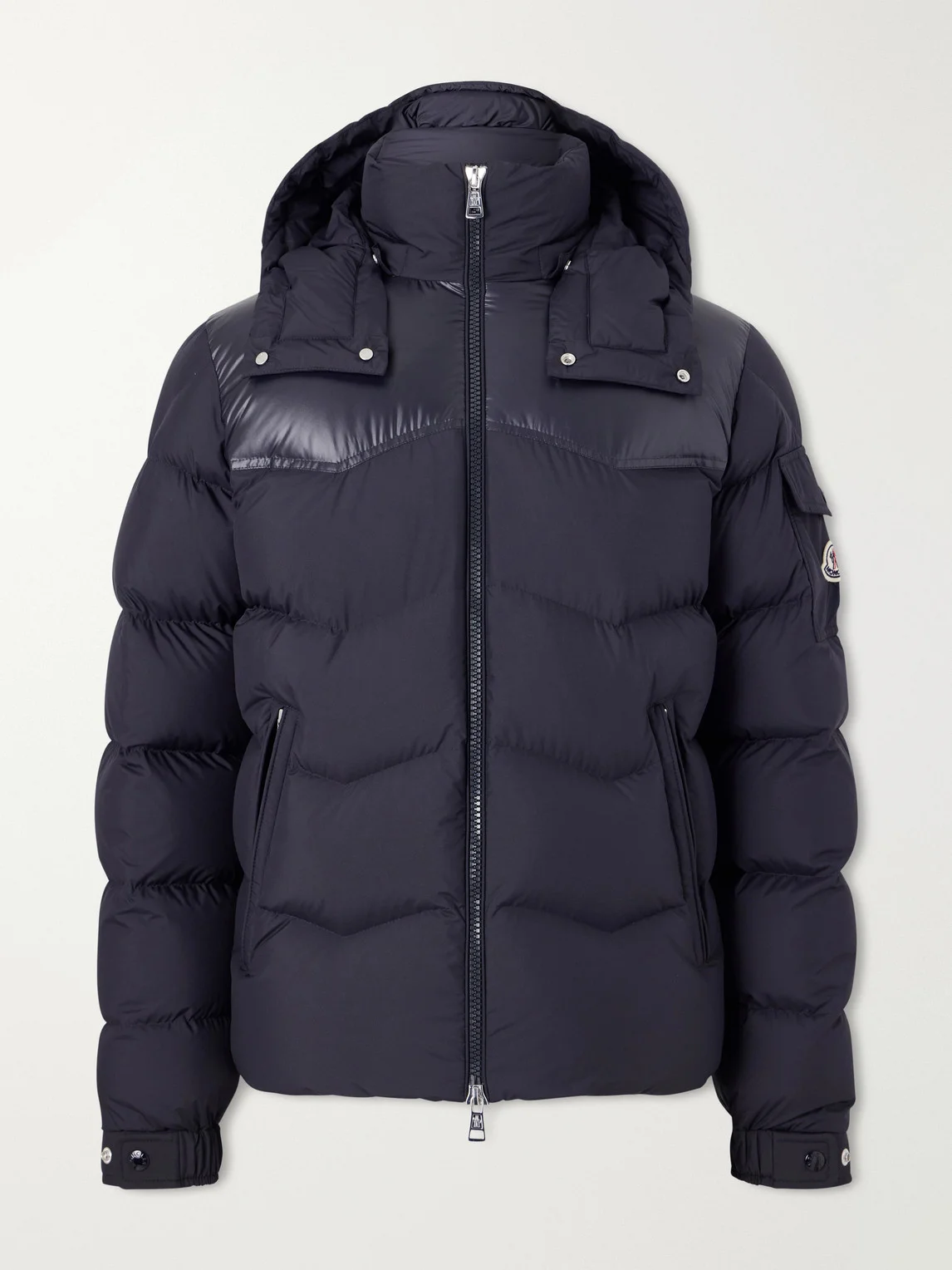 Ravelis Logo-Appliquéd Quilted Shell Down Jacket - 1
